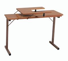 Inspira Folding Sewing Table Oak Made By Horn Of America Folding Sewing Table Sewing Furniture Sewing Table