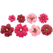 Fast & free shipping on many items! Pink Red Paper Flower Embellishments Hobby Lobby 80750002