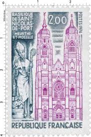 France Stamp Basilique De Saint Nicolas De Port 1974 Briefmarken Kunst Briefmarken