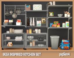 Ikea Inspired Kitchen Set The Sims 4 Custom Content