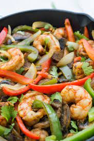 Easy Low Sodium Shrimp Fajitas Recipe Recipe Fajita Recipe Heart Healthy Recipes Low Sodium Shrimp Fajitas