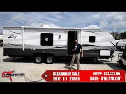 Includes 4pc bath, gas stove and oven, fridge and furnace (electric/gas). 2017 Crossroads Z 1 278rr Toy Hauler Travel Trailer Camper At Southern Rv In Mcdonough Ga Youtube