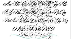 To use it commercially, you need to contact the font's designer. Cursive Letters Tattoo Font Novocom Top