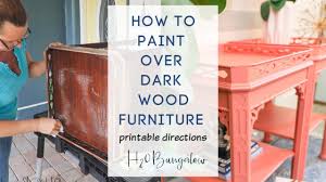 Check spelling or type a new query. How To Paint Over Dark Stained Wood H2obungalow