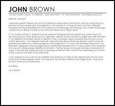 Learn how to write a cover letter in our detailed guide. Medical Labouratory Technician Cover Letter Sample Cover Letter Templates Examples