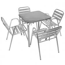 Mobiliers table en standard et sur mesure. Table Et Chaises Terrasse Restaurant En Aluminium Mobeventpro