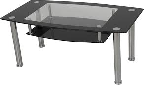 Chrome & glass coffee table mid century modern attributed james david. Buy Avf T12 A Black Glass Chrome Coffee Table Silver Online In Italy B0109nz6em