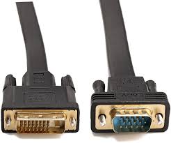Import quality adaptor dvi vga supplied by experienced manufacturers at global sources. Amazon Com Cabledeconn Active Dvi D Dual Link 24 1 Male To Vga Male Video With Flat Cable Adapter Converter 2m Electronics