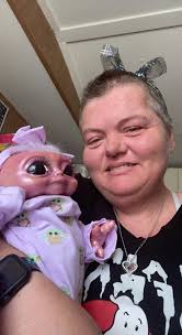 Baby Yoda takes Penelope for a ride lol