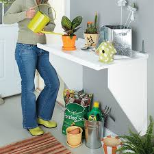 When it's time to get to work or surprise! Home Dzine Home Diy Diy Fold Up Drop Down Table