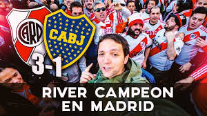 Entre los muchos clásicos interesantes que se disputan históricamente, para mauricio macri, presidente de argentina. Reaccion River Plate Campeon En Madrid River 3 Boca 1 Vlog 108 Youtube