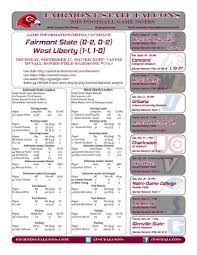 2017 Fairmont State Football Media Guide by Fairmont State Athletics