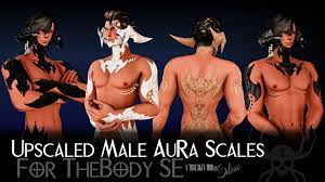 Selene's Upscaled Male AuRa Scales - For TheBody SE + TheBody 2.5 | XIV Mod  Archive