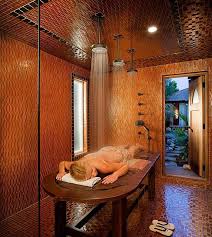 Pin By Melinda Ennis On Bathroom Dreams Spa Treatment Room Traditional Bathroom Tile Sauna Design
