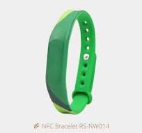 ‫سوار NTAG216 مخصص من السيليكون لرياضة NFC‬‎