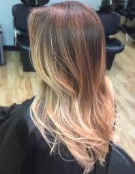 The hair cascades down the back, and works from a deliciously dark shade of deep brown through to a stunning white blonde and caramel at the ends. Spring Brown White Blonde Ombre Hairstyles Ideas 2018 Hairstyles Lodge White Ombre Hair Balayage Straight Hair Hair Styles