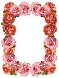 Free Digital Sugary Vintage Rose Frame And Border Png Rosenrahmen Freebie Vintage Rosen Druckbare Bilder Blumenrahmen