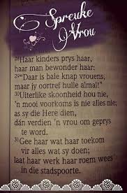 Spreuke 31 Vrou Afrikaanse Quotes Words Afrikaans Quotes