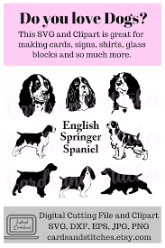 Black And White Springer Spaniel Clipart Spaniel Svg English Spaniel Svg Springer Spaniel Svg Etsy Spaniel Springer Spaniel English Springer Spaniel