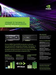 Shop electronics with best prices, fast shipping. Nvidia Tesla K40 2014mar Lr Spec Sheet Graphics Processing Unit Supercomputer