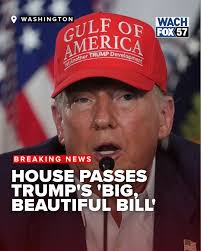 BREAKING: House Republicans have passed President Donald Trump's $4.5  trillion 'big, beautiful' spending bill. The legislation includes a $1.2  trillion cut to funding for Medicaid and food assistance programs. Read  more: https://bit.ly/3TRGd7d #