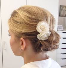 Pull the remainder of your hair into a low bun and style your bangs loose for a finished product that looks like you woke up to your first alarm. 40 Quick And Easy Short Hair Buns To Try