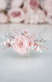Bridal comb⎟this tutorial shows how i crafted this beautiful one of a kind hair piece perfect for. Olia Rose Peach Blush Bridal Silk Hair Flower Comb By Topgracia