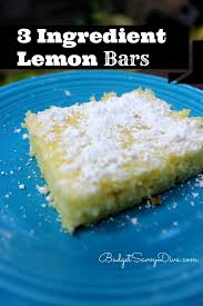 3 Ingredient Lemon Bars Recipe Recipe Lemon Bars Recipe Desserts Lemon Recipes