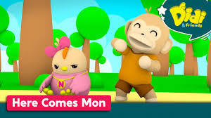 Gambar didi friends nyanyi lagu abc. Here Comes Mon Didi Friends English Nursery Rhymes English Song Youtube