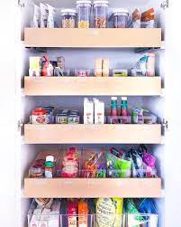 For Pantry Pull Outs We Like To Label The Shelves Directly The Categories Stay Visible And It Looks Good At The The Home Edit Pull Out Pantry Shelves Shelves