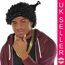 Get bundle hair deals, choose bundles of hair between brazilian, peruvian. Mens Short Black Afro Wig With Comb Adults 80s 90s Fancy Dress Costume Accessory 809801708364 Ebay