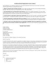 Graduate School Application Cover Letter How To Write A Graduate School Application Application Cover Letter Resume Cover Letter Examples School Application