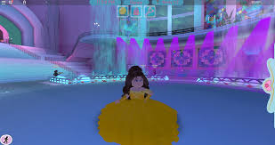 I Dressed As Belle At Ballroom In Royale High Ballroom I Dress Royal