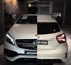 A45 Mercedes Amg With Updated Front Bumper New Lights 2015 16 Mercedes Hatchback Mercedes A45 Amg Mercedes Benz