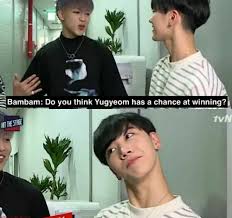 The unique thing about them is that not every member is korean. Hahaha Ten Cx He S So Cute 3 Yugyeom Ten Bambam