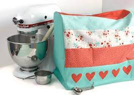 Kitchenaid bowl lift stand mixer cover pattern. How To Sew A Reversible Patchwork Stand Mixer Cover