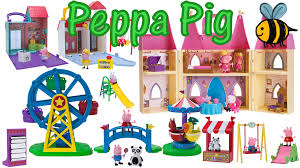 We Have Fun With 7 Peppa Pig Playsets Dino Park Fun Fair Peppa Pig