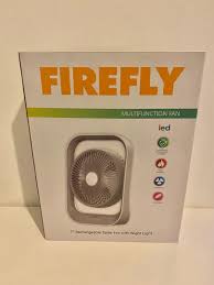 Hunter fans fan light metal fan brushed nickel table fan retro fan retro table metal construction home comforts. Firefly Rechargeable Table Fan With Night Light Furniture Home Living Lighting Fans Fans On Carousell