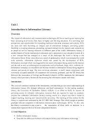 Make a list of media that are present in the daily lives of students. Pdf Unit 1 Introduction To Information Literacy Kuda Mutume Academia Edu