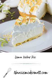 Lemon Icebox Pie Recipe Lemon Icebox Pie Icebox Pie Quick Baking