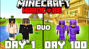 The longest section of the cycle, having the most light and lasting from 06:00 to 18:00. We Survived 100 Days In Hardcore Minecraft Duo Minecraft Hardcore 100 Days Youtube