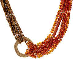 Susan Graver Multi Layered Beaded Necklace Page 1 Qvc Com Multi Layer Necklace Beads Layered Beaded Necklaces Beaded Necklace