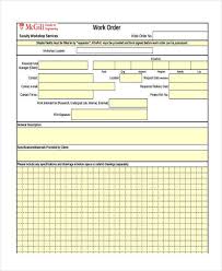 View the sample work order form screenshots above and to the right. Free 39 Blank Order Forms In Pdf Ms Word Excel