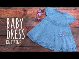 1930's afternoon tea frock knitting pattern copy. Tutorial Baby Knitting Dress Youtube