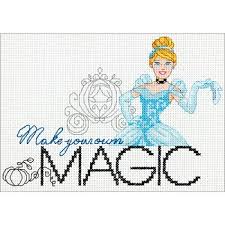 Find great deals on ebay for disney cross stitch patterns. Disney Princess Cinderella Make Your Own Magic Cross Stitch Disney Cross Stitch