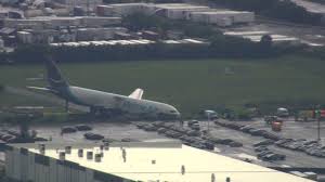 Amazon cargo aircraft overruns runway in Miami, striking multiple vehicles