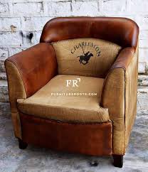 Industrial Lawson Leather Sofa Chairs Loft Armchair Retro Chair