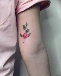 New Tattoo Rose Arm Simple 19 Ideas Rose Tattoos Rose Bud Tattoo Red Rose Tattoo