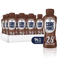 Core Power Protein Shake Chocolate 26g Protein 14 Fl Oz 12 Count Walmart Com Walmart Com