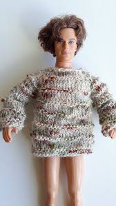 See more ideas about knitted dolls, knitted toys, knitted doll patterns. Camoflage Sweater For Ken Doll Ooak Hand Knit Jumper For 12 Etsy Hand Knitted Jumpers Barbie Clothes Ken Doll